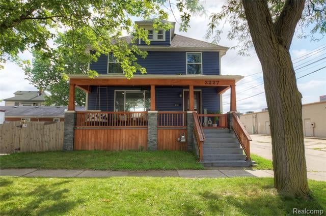 front view picture of 3227 4Th, Wyandotte, MI. 48192
