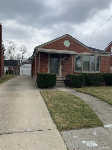 front view picture of 13285 Birrell, Southgate, MI. 48195