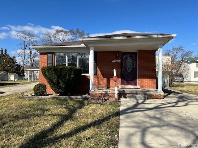 front view picture of 1540 Ford, Lincoln Park, MI. 48146