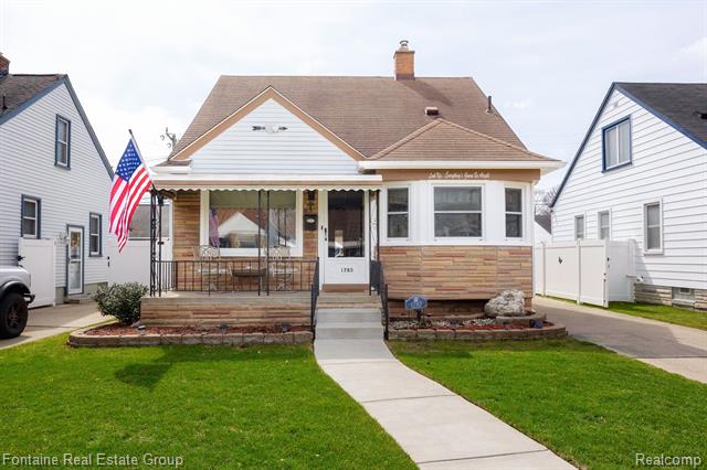 front view picture of 1783 Leblanc, Lincoln Park, MI. 48146