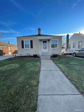 front view picture of 1369 New York, Lincoln Park, MI. 48146