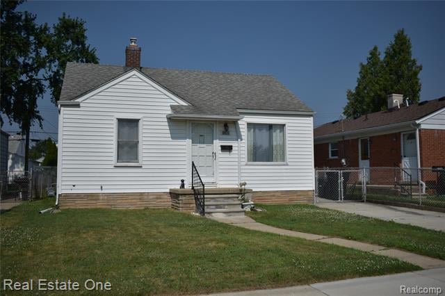front view picture of 1248 Electric, Wyandotte, MI. 48192