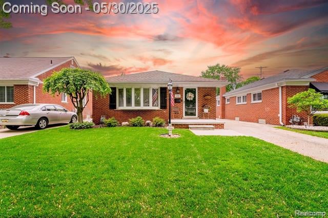 front view picture of 14810 Wick, Allen Park, MI. 48101