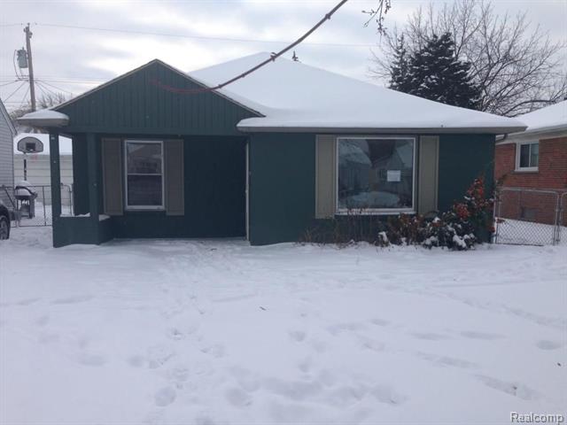 front view picture of 1615 Merrill, Lincoln Park, MI. 48146