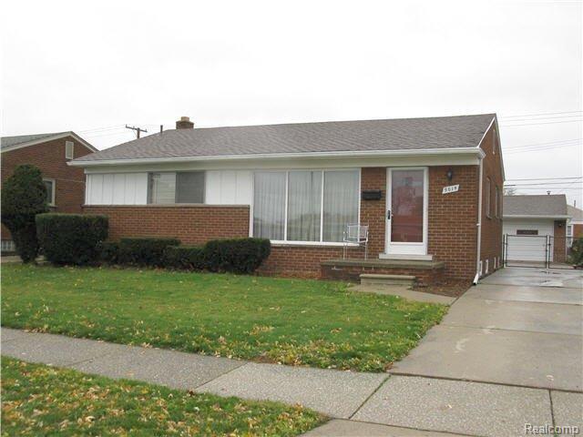 front view picture of 9614 Vine, Allen Park, MI. 48101