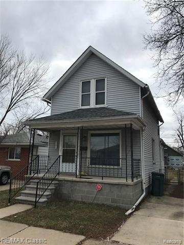 front view picture of 569 Cleophus, Lincoln Park, MI. 48146