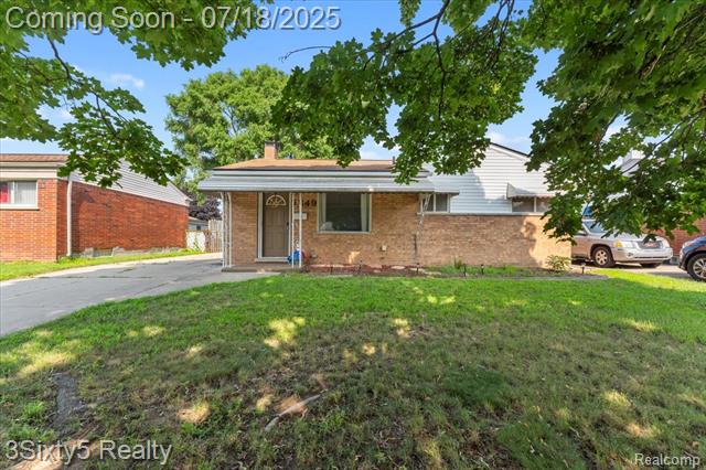 front view picture of 7349 Birch, Taylor, MI. 48180