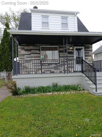 front view picture of 1430 Montie, Lincoln Park, MI. 48146