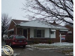 front view picture of 14825 Cicotte, Allen Park, MI. 48101