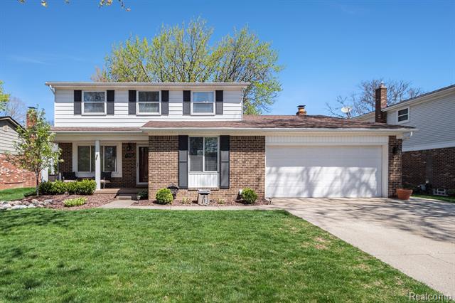 front view picture of 7349 Admiralty, Canton, MI. 48187
