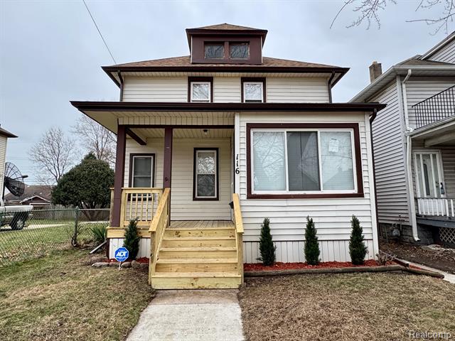 front view picture of 116 Pine, River Rouge, MI. 48218