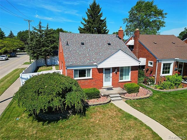 front view picture of 9408 Niver, Allen Park, MI. 48101