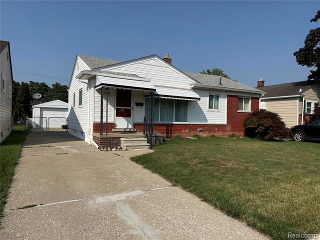 front view picture of 14820 Hanfor, Allen Park, MI. 48101