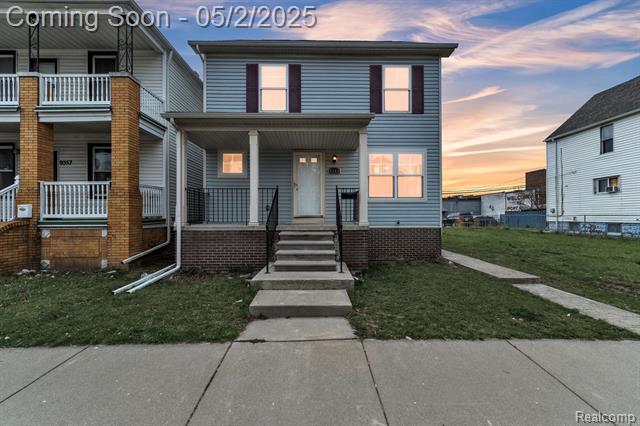 front view picture of 9363 Mitchell, Hamtramck, MI. 48212