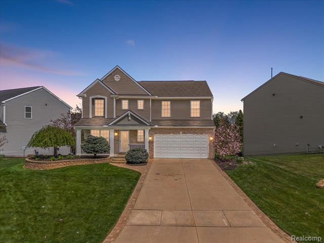 front view picture of 3785 Whirlaway Lane, Howell, MI. 48843