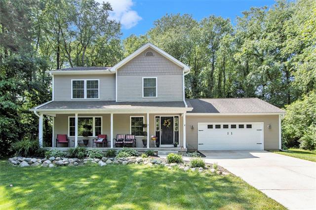 front view picture of 9170 Richland Woods Drive, Richland, MI. 49083