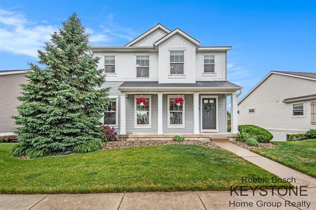 front view picture of 881 Cobblestone Wayse  Drive, Byron Center, MI. 49315