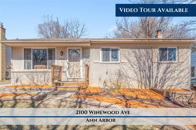 front view picture of 2100 Winewood Avenue, Ann Arbor, MI. 48103