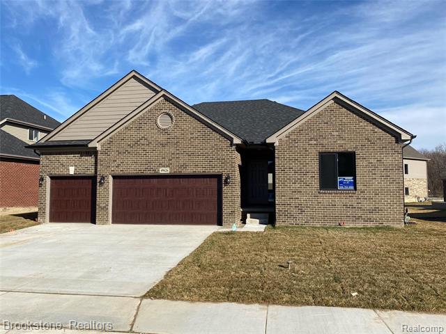 front view picture of 49626 Manistee Drive, New Baltimore, MI. 48047
