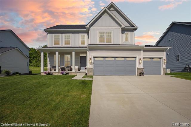 front view picture of 9850 Kylie Drive, Brighton, MI. 48116