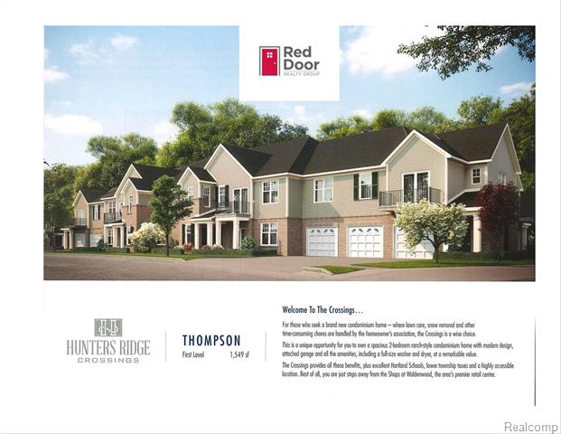 front view picture of 9948 Ridge Run, Howell, MI. 48855
