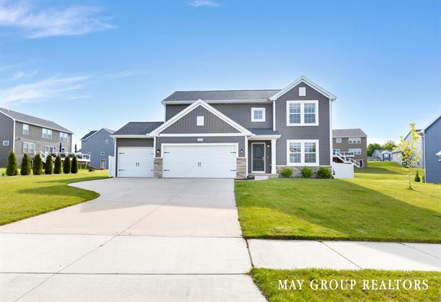 front view picture of 8716 Cobble Drive, Byron Center, MI. 49315