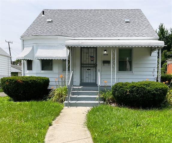 front view picture of 8669 Burt Road, Detroit, MI. 48228