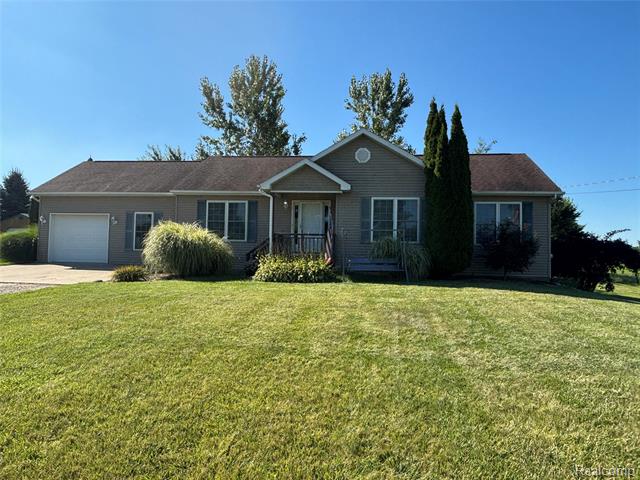 front view picture of 8136 Farrand Road, Otisville, MI. 48463