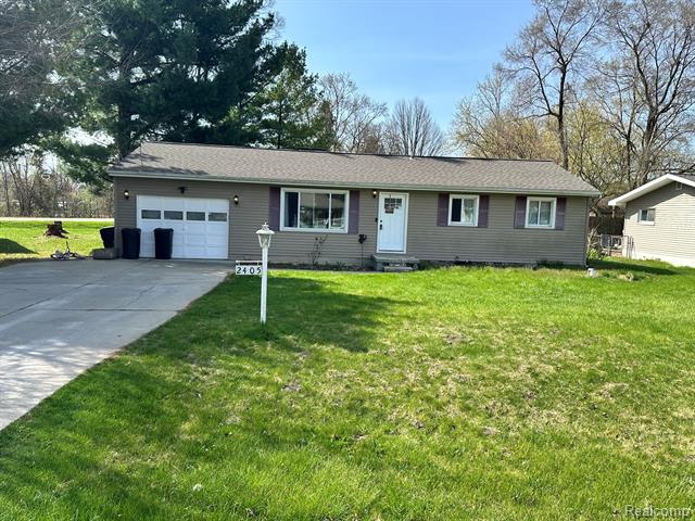 front view picture of 2405 Denise Drive, Clio, MI. 48420