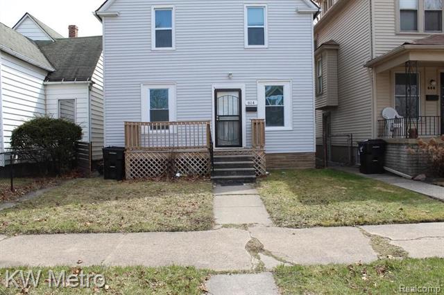 front view picture of 614 E. Euclid, Detroit, MI. 48202