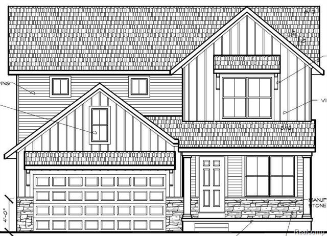 front view picture of 1815 Bainsbridge Street, Howell, MI. 48855