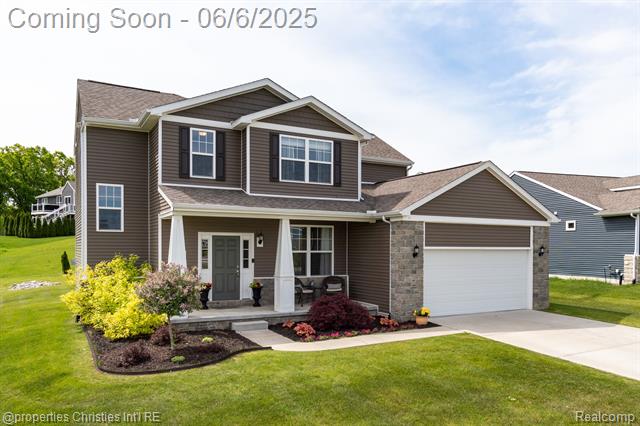 front view picture of 2802 Bogues View (Homesite 91), Howell, MI. 48843