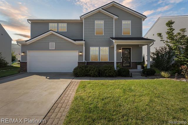 front view picture of 8682 Magnolia Way, Dexter, MI. 48130