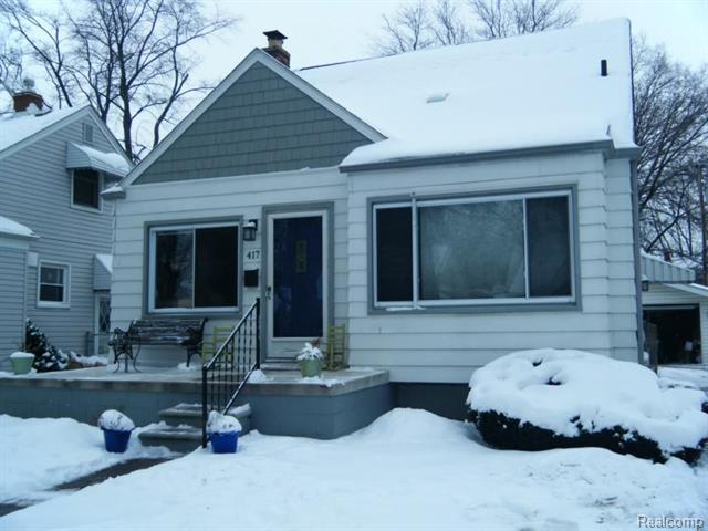 front view picture of 417 Helene Ave, Royal Oak, MI. 48067