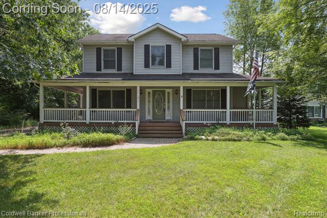 front view picture of 11121 Hannah Jane Drive, Fowlerville, MI. 48836