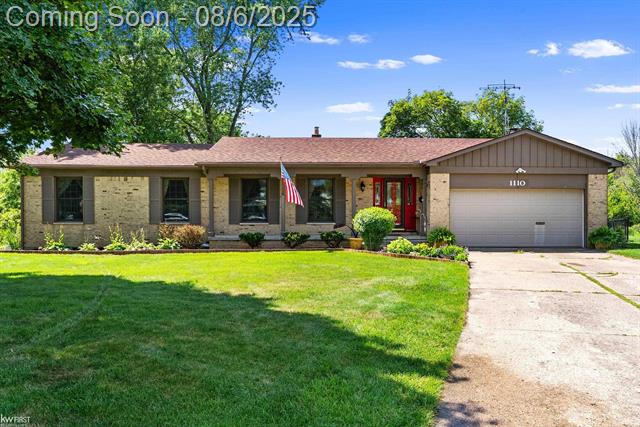 front view picture of 1110 Townline Court, Grand Blanc, MI. 48439