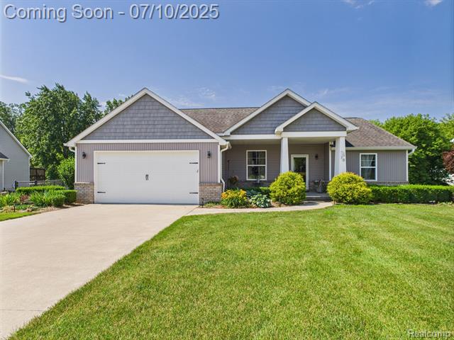front view picture of 7470 Tara Court, Goodrich, MI. 48438
