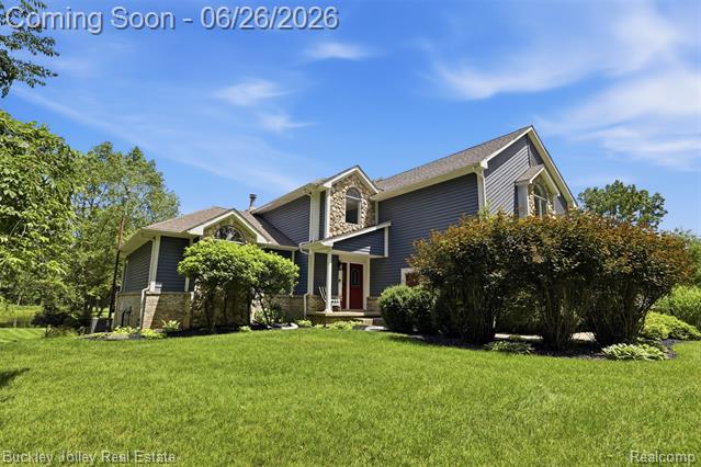 front view picture of 6132 Lange Road, Howell, MI. 48843