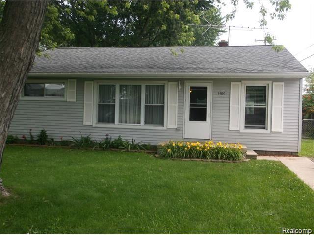 front view picture of 1480 Walnut St., Monroe, MI. 48162