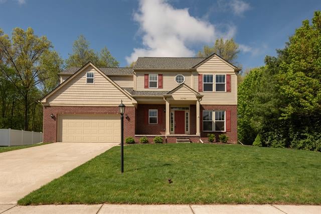 front view picture of 15796 Pebblebrook Dr, Belleville, MI. 48111
