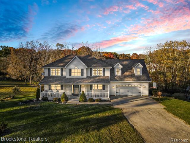 front view picture of 6189 Hall Rd, Dryden, MI. 48428