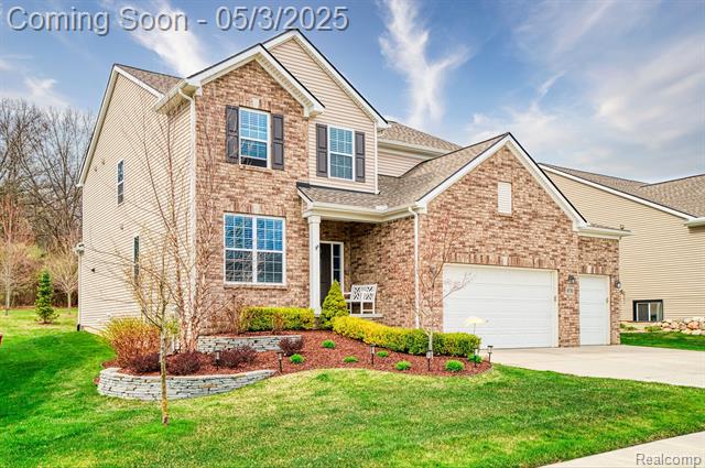 front view picture of 9730 Willow Oak Drive, Brighton, MI. 48116