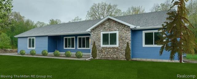 front view picture of 21144 Huron River Drive, New Boston, MI. 48164