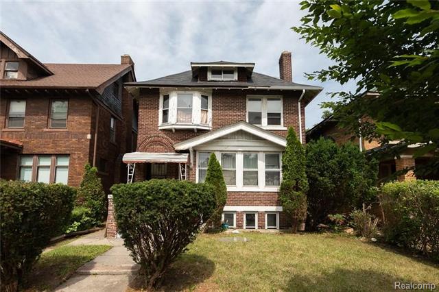 front view picture of 1784 Seyburn Street, Detroit, MI. 48214