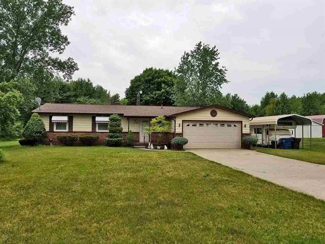 front view picture of 11107 Elms, Clio, MI. 48420