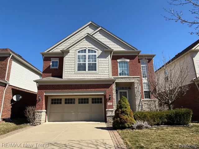 front view picture of 45156 Bartlett Dr, Novi, MI. 48377