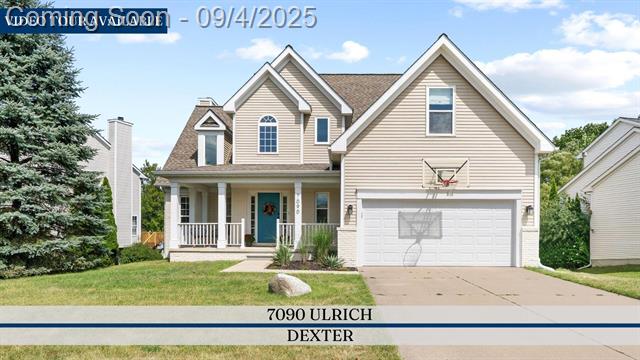 front view picture of 7090 Ulrich, Dexter, MI. 48130