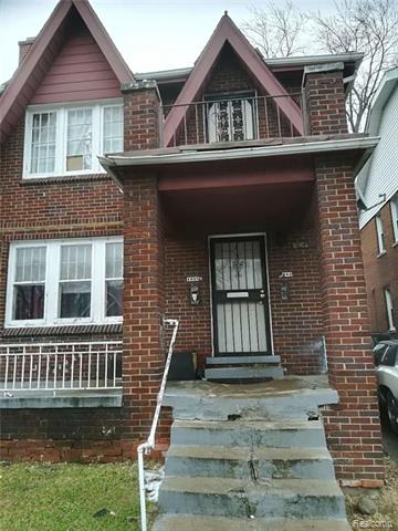 front view picture of 16882 Stoepel Street, Detroit, MI. 48221