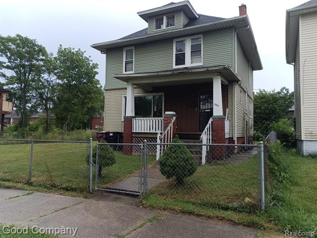 front view picture of 3807 Hogarth Street, Detroit, MI. 48206
