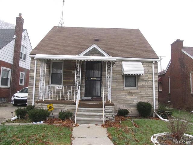 front view picture of 7551 Rutherford Street, Detroit, MI. 48228
